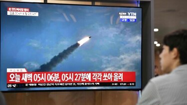 Corea del Norte disparó dos misiles balísticos, según Seúl