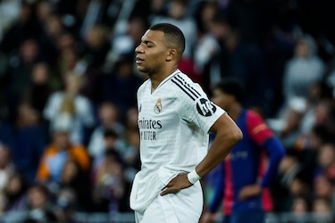 La mala noche de Kylian Mbappé