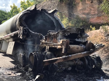 Más de 15 muertos y 40 heridos graves al explotar un camión cisterna en el oeste de Haití