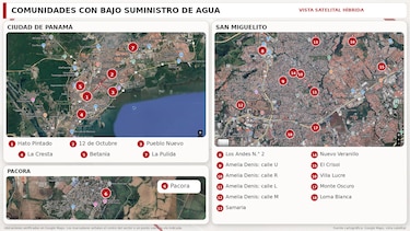 Menos de cuatro horas de agua al día: así viven varios sectores de la ciudad de Panamá