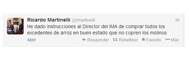 Tras protestas, Martinelli ordena comprar excedentes de arroz a productores