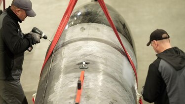 La instalación secreta a la que tuvo acceso la BBC y en la que Ucrania fabrica misiles de largo alcance