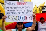 Oposición se moviliza por revocatorio de Nicolás Maduro