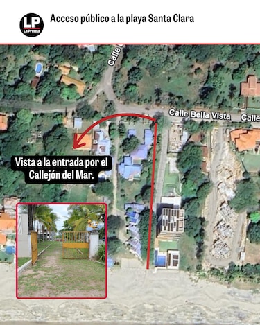 Santa Clara, un reflejo del conflicto por las playas del país