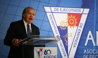 Luis Almagro de la OEA diserta en Panamá sobre libertad económica