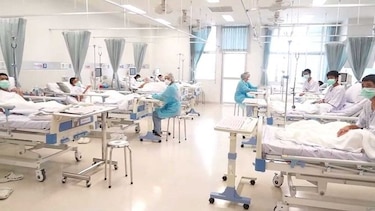 Los chicos tailandeses querían pasar una hora en la cueva, pero llovió