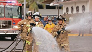 El brazo femenino del Cuerpo de Bomberos