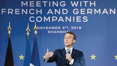 Presidente Macron, en visita de carácter comercial a China