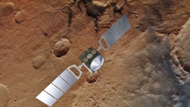 Hallan un lago subterráneo en el planeta Marte