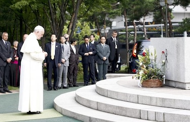 En Seúl, el papa Francisco beatifica a 124 mártires