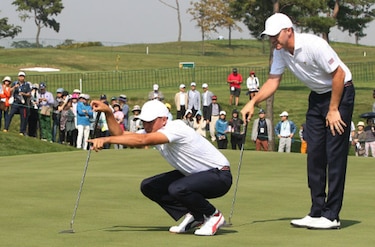 Estados Unidos empieza fuerte en la Copa de Presidentes de golf