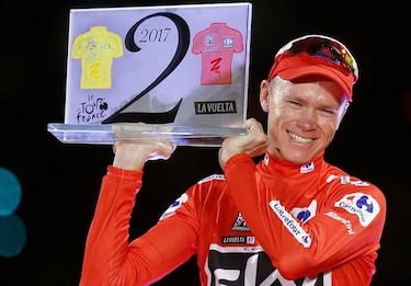 Chris Froome da positivo por salbutamol en control en Vuelta a España