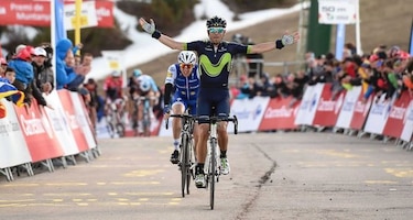 Valverde, líder de la Vuelta a Cataluña