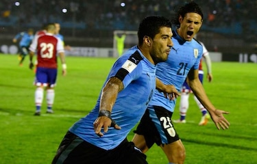 Mundial: Suárez y Cavani lideran convocatoria de Uruguay