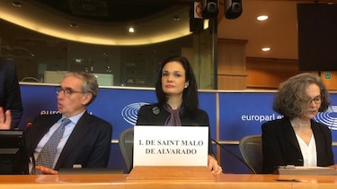 Isabel Saint Malo de Alvarado defiende ante la Unión Europea el 'estricto compromiso' de Panamá con la transparencia fiscal