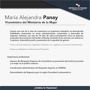 Es hija de Quibián Panay, obtuvo ‘auxilios’ del Ifarhu y ahora Cortizo la nombró viceministra. ¿Cómo se llama?