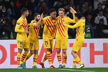 El Barcelona supera 4-2 al Napoli y se mete en octavos de final de la Europa League
