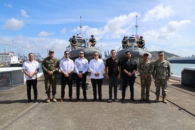 Comando Sur de Estados Unidos dona a Panamá cuatro lanchas para fortalecer la seguridad del Canal
