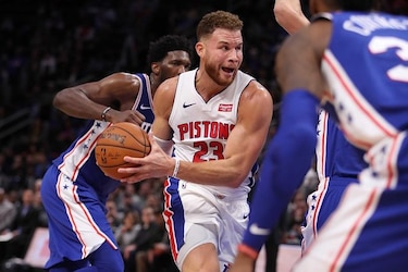 Griffin anota 50 puntos y hace historia con los Pistons