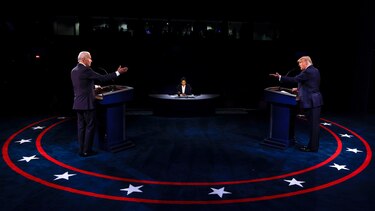 Donald Trump atacó a Joe Biden por negocios de su hijo, sin sacudir a su rival