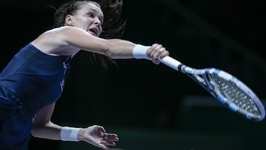 Tenista Agnieszka Radwanska se proclama Maestra por primera vez