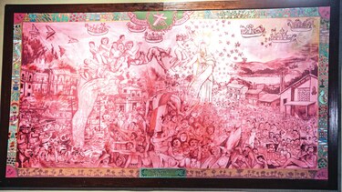 En memoria de los caídos en la invasión
