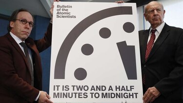El simbólico Reloj del Apocalipsis se acerca a la medianoche