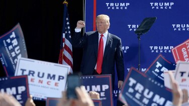 Trump afirma que campaña electoral de Estados Unidos es manipulada por medios 'corruptos'