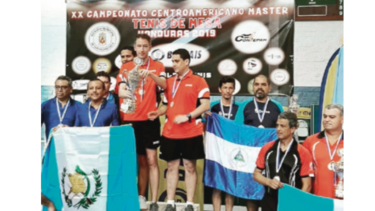 Panamá consiguió tres medallas en el master de tenis de mesa