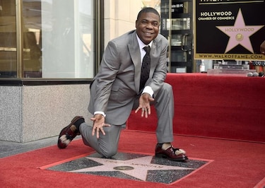 Tracy Morgan celebra estrella en Hollywood
