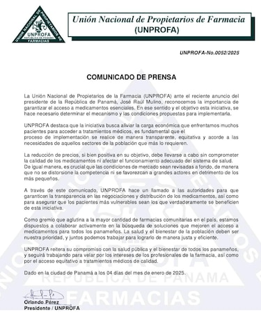 Reducción de precios en 20 medicamentos; propietarios de farmacias y pacientes reaccionan
