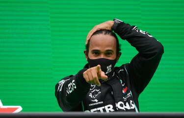 Hamilton se convierte en Portugal en el piloto con más victorias en la F1