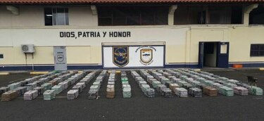 Panamá y Colombia decomisan más de 4 toneladas de cocaína valorada en $152 millones