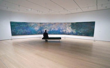 Un MoMA casi desierto reabrió