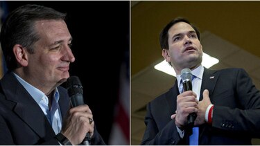 Rubio y Cruz tratarán de frenar a Trump en debate