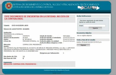 El representante legal de Mercadeo Integral es directivo del Banco Nacional