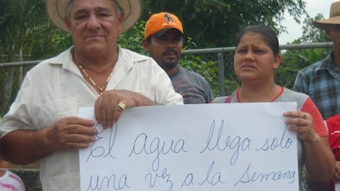 Protestan por mala calidad del agua en Los Higos