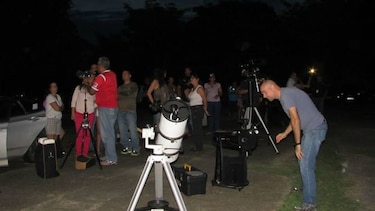 Panameños acudieron al llamado del eclipse lunar