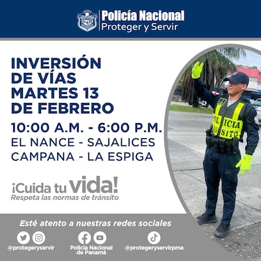 Conozca cómo será la inversión de carriles para el carnaval 2024