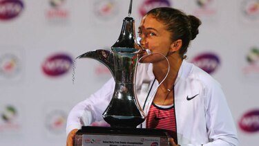 Sara Errani vence a checa Zahlavova en final del Torneo de Dubái