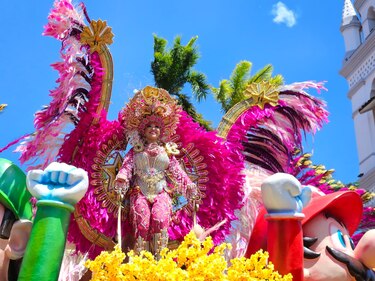 Primer día de Carnaval en Los Santos, en imágenes