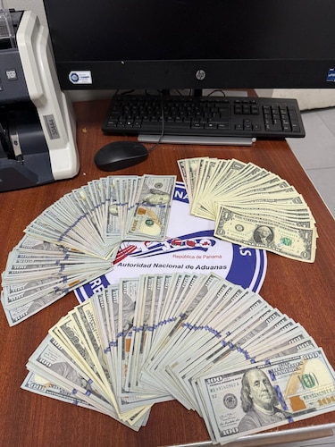 Aduanas retiene más de $15 mil por falsa declaración en el Aeropuerto Panamá Pacífico