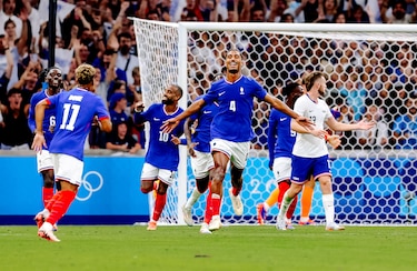 Francia empieza con goleada su participación en los Juegos Olímpicos