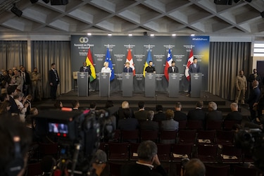 La Cumbre de Paz de Ucrania cierra con una declaración que no firman 12 países
