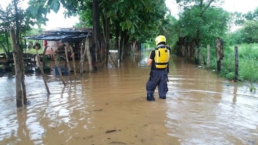 Varias viviendas afectadas en Los Santos y Herrera por intensas lluvias
