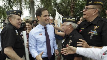Marco Rubio defiende desde Florida la mayoría republicana en el Senado