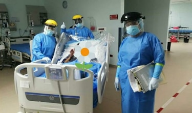 Sale primera paciente recluida en cuidados intensivos de hospital en Azuero