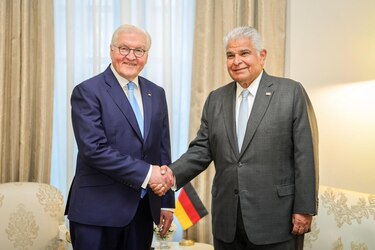Presidente de Alemania reafirma el respaldo a la neutralidad del Canal de Panamá