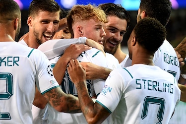 Manchester City reacciona en Champions con una goleada en Brujas