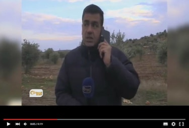 Video: Bombardean con misil a periodista en Siria cuando reportaba en vivo